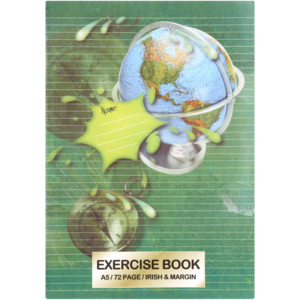Scholar Irish & Margin A5 Exercise Book 72 Page