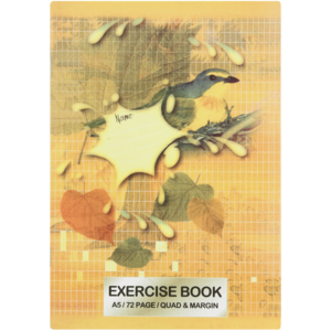 Scholar Quad & Margin A5 Exercise Book 72 Page