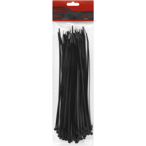 Tactix Black Cable Ties 100 x 300mm