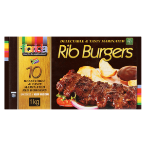Florida Halaal Frozen Rib Burgers 1kg
