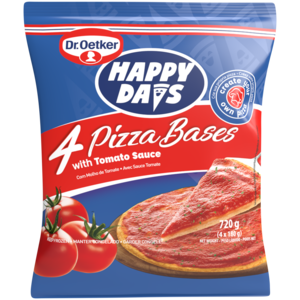 Dr. Oetker Frozen Happy Days Pizza Bases 4 x 180g