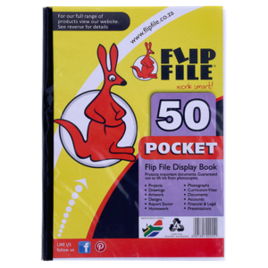 Flip File A4 Display File 50 Pockets