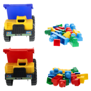 Zeus Dumping Truck with Blocks 26cm (Type May Vary)