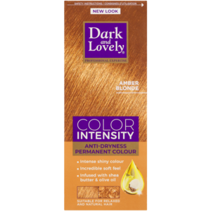 Dark and Lovely Color Intensity Amber Blonde Anti-Dryness Permanent Hair Colour 100ml