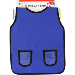 Blue Super Child Art Apron 50 x 36cm