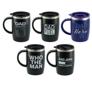 Dad Stainless Steel Travel Mug 400ml (Print May Vary)