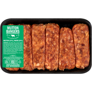 Mutton Bangers Per kg