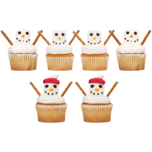 Occasional Snowman Cupcake (Design May Vary)