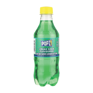 Popz! Cream Soda Flavoured Soft Drink 330ml