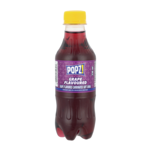 Popz! Grape Flavoured Soft Drink 330ml