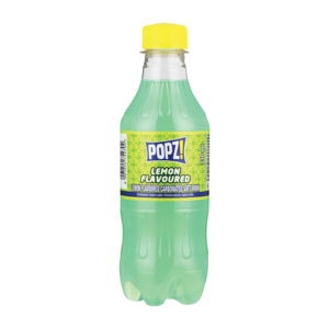 Popz! Lemon Flavoured Soft Drink 330ml