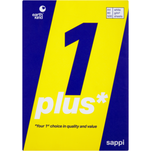 Sappi A4 White 1 Plus Copy Paper 500 Sheets