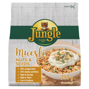 Jungle Nuts & Seeds Muesli Cereal 750g