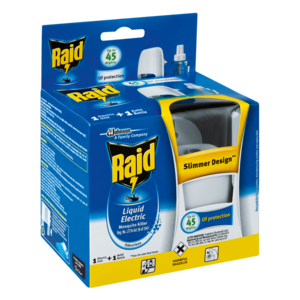 Raid Odourless Liquid Electric Mosquito Killer Electric Unit & Refill Bottle Set 2 Piece