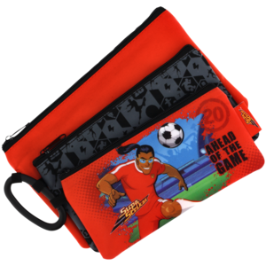 Supa Strikas Pencil Bag 3 Piece (Design May Vary)