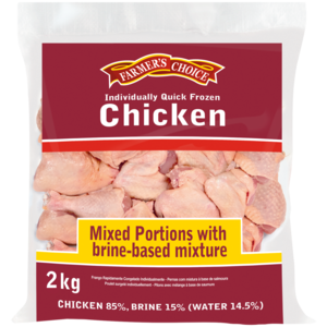 Farmer's Choice Frozen Mixed Chicken Portions 2kg