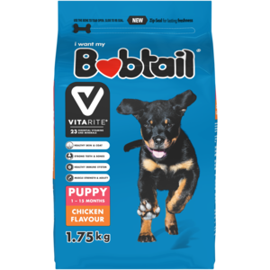 Bobtail Chicken Flavoured Puppy Food 1.75kg