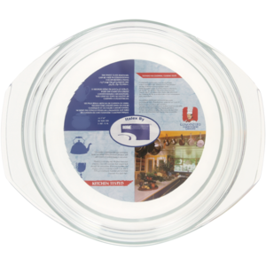 Home Discovery Round Casserole Dish with Lid 2L