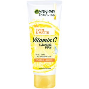 Garnier SkinActive Even & Matte Vitamin C Cleansing Foam 100ml