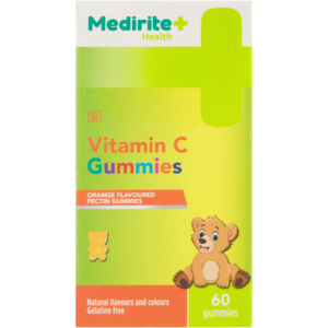 Medirite Pharmacy Kids Orange Vitamin C Gummies 60 Pack