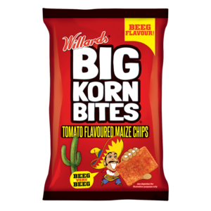 Big Korn Bites Tomato Flavoured Maize Chips 50g