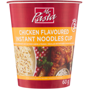 Mr. Pasta Chicken Flavoured Instant Noodles Cup 60g