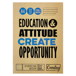 Croxley A4 Exercise Book 72 Page