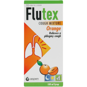 Flutex Orange Flavoured Cough Syrup 100ml