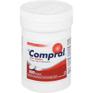 Compral Pain Tablets 100 Pack