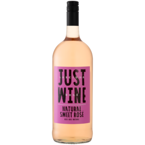 Just Wine Natural Sweet Rosé Wine Bottle 1.5L