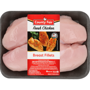 County Fair Fresh Chicken Breasts Fillets Per kg