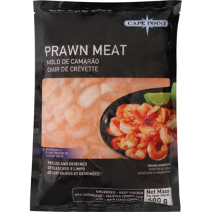 Cape Point Frozen Prawn Meat 400g