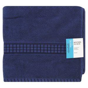 Essentials Navy Bath Towel 70 x 130cm