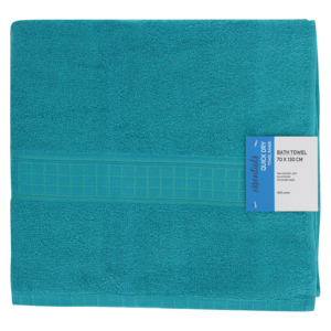 Essentials Aqua Bath Towel 70 x 130cm