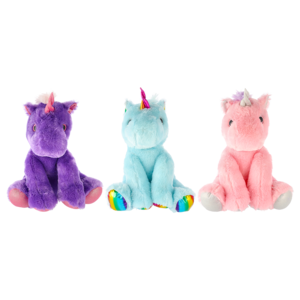 Sitting Unicorn Plush 30cm (Type May Vary)