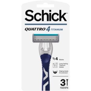 Schick Quattro Disposable Razor 3 Pack