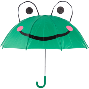 POPPINS Green Frog Kids Umbrella
