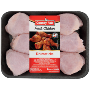 County Fair Fresh Chicken Drumsticks 6 Pieces Per kg