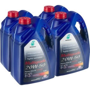 Petronas Engen 20W-50 Multigrade Premium Motor Oil 4 x 5L