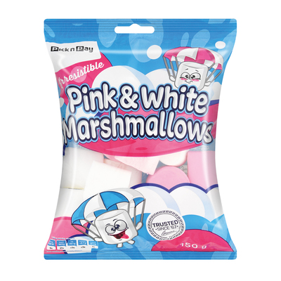 PnP Marshmallows Pink & White 150g