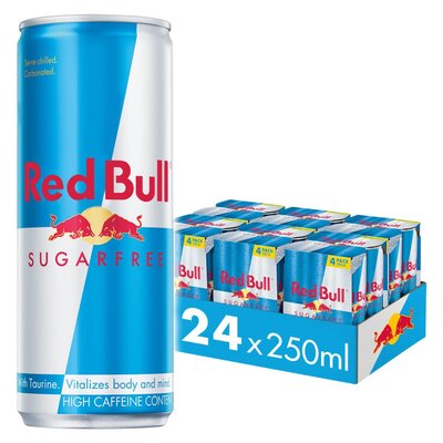 Red Bull Energy Drink Sugar Free 24 x 250ml
