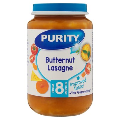 Purity Jar Butternut Lasagne 200ml from 8 Months