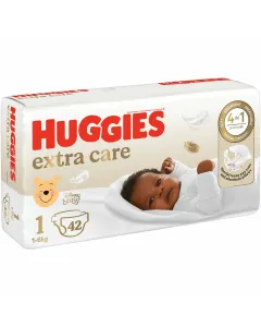 Huggies Bale Extra Care Sz1 84's