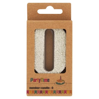 Party Time Number Candle No.0