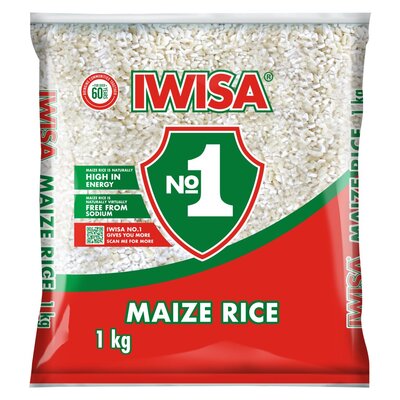 Iwisa Maize Rice in Poly Bag 1kg