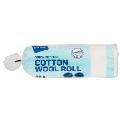 PnP Cotton Wool Rolls 25g