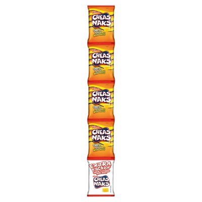 Willards Cheas Naks Cheese Maize Snack 5 x 22g
