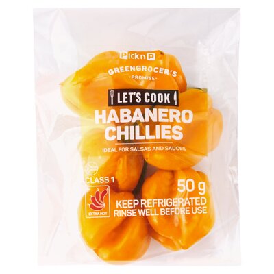 PnP Let's Cook Habanero Chillies 50g