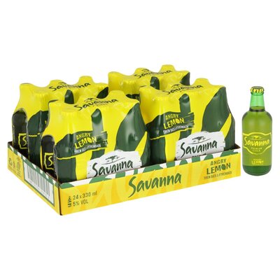 Savanna Cider Angry Lemon NRB 24 x 330ml