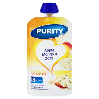 Purity Pouch Apple & Juicy Mango with Oats 110ml from 6 Months